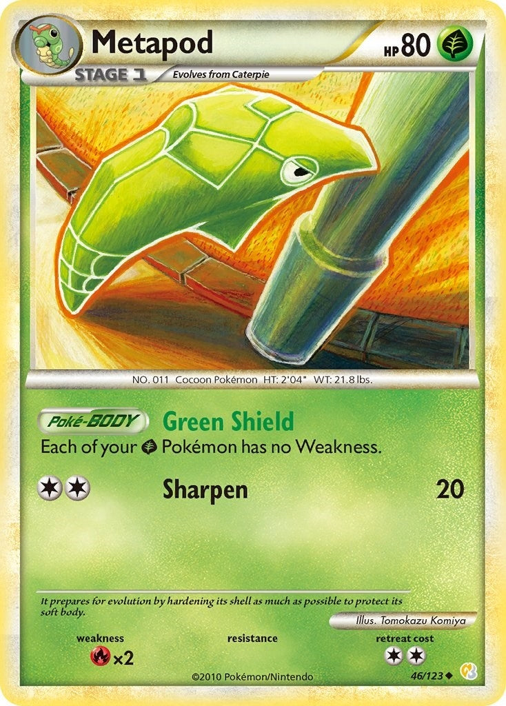 Image for Metapod (46/123) - Pokemon