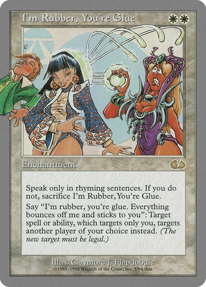 Image for I'm Rubber, You're Glue (5) - Magic: The Gathering