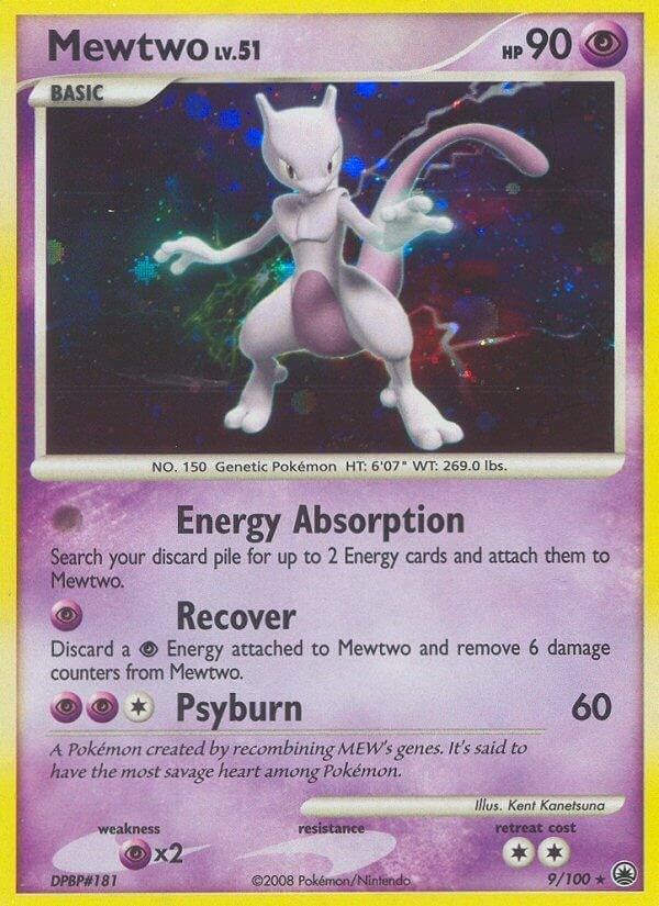 Image for Mewtwo (9/100) - Pokemon