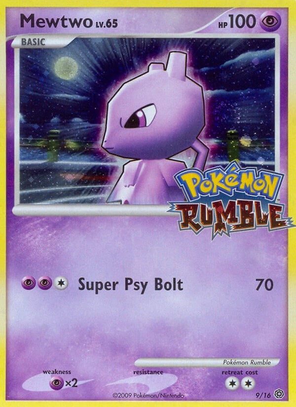 Image for Mewtwo (9) - Pokemon