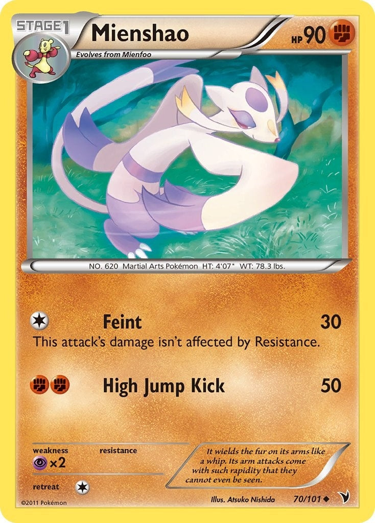 Image for Mienshao (70/101) - Pokemon