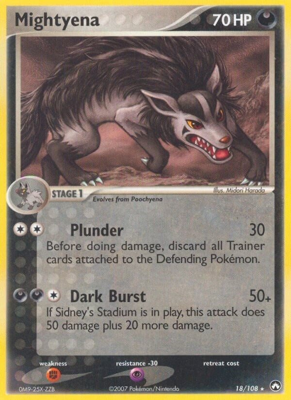 Image for Mightyena (18/108) - Pokemon