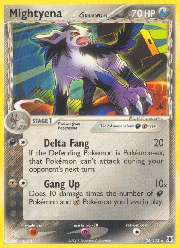 Image for Mightyena (Delta Species) (24/113) - Pokemon
