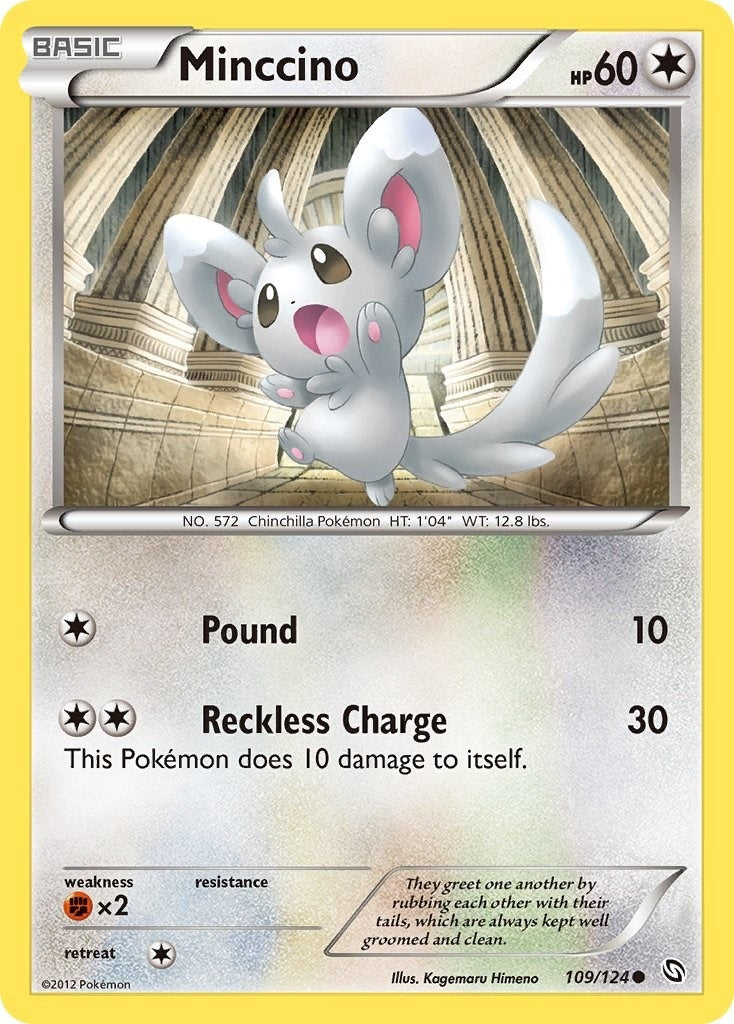 Image for Minccino (109/124) - Pokemon