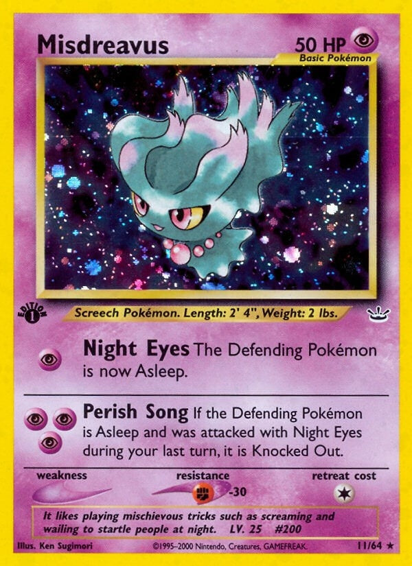 Image for Misdreavus (11/64) - Pokemon