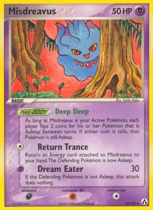 Image for Misdreavus (40/92) - Pokemon