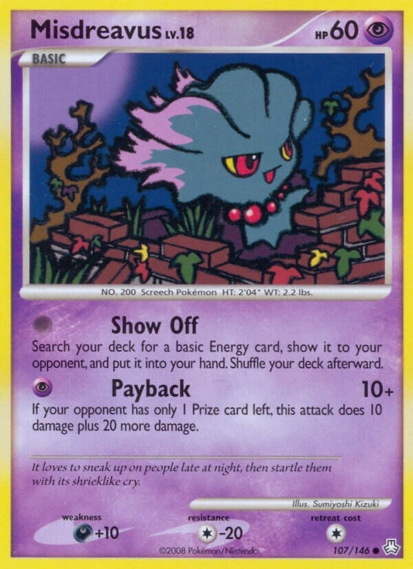 Image for Misdreavus (107/146) - Pokemon