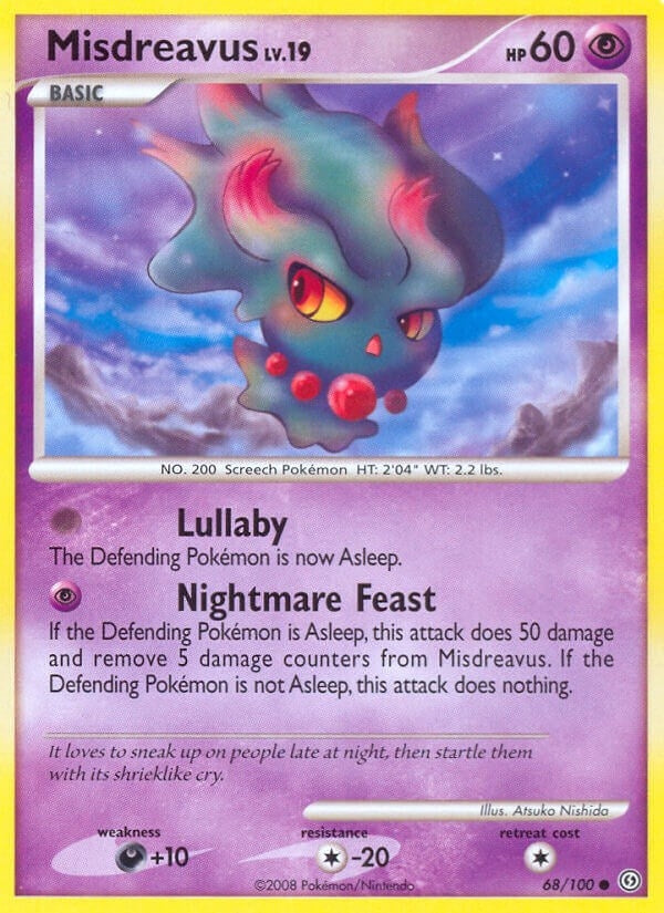 Image for Misdreavus (68/100) - Pokemon
