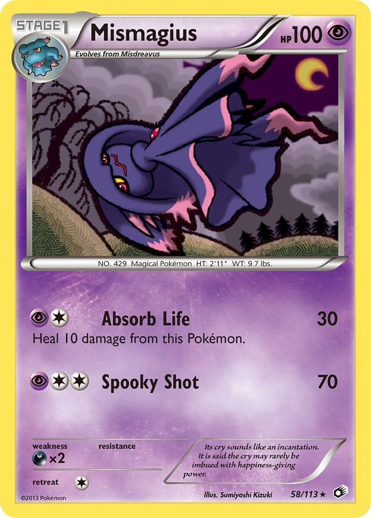 Image for Mismagius (58/113) - Pokemon