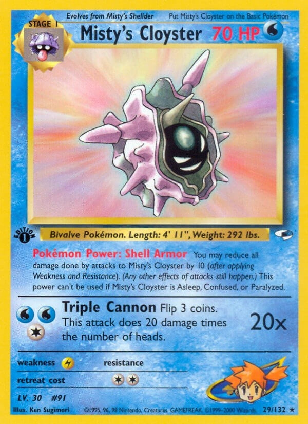 Image for Misty's Cloyster (029/132) - Pokemon