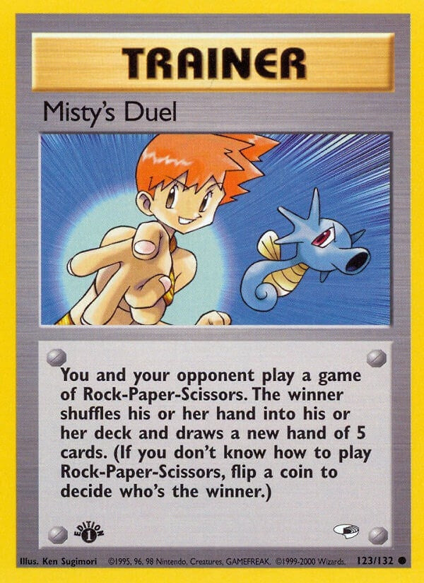 Image for Misty's Duel (123/132) - Pokemon