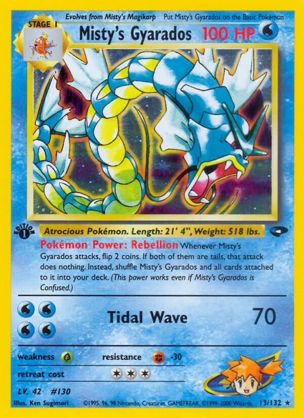 Image for Misty's Gyarados (013/132) - Pokemon
