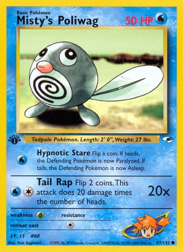 Image for Misty's Poliwag (087/132) - Pokemon