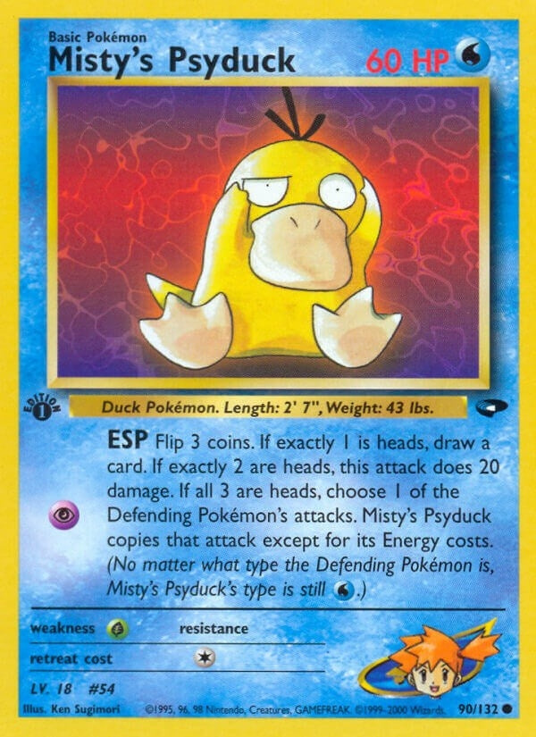 Image for Misty's Psyduck (090/132) - Pokemon