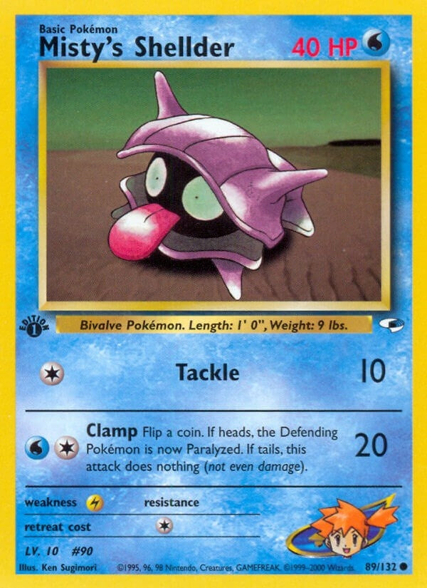 Image for Misty's Shellder (089/132) - Pokemon