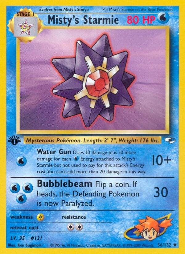 Image for Misty's Starmie (056/132) - Pokemon