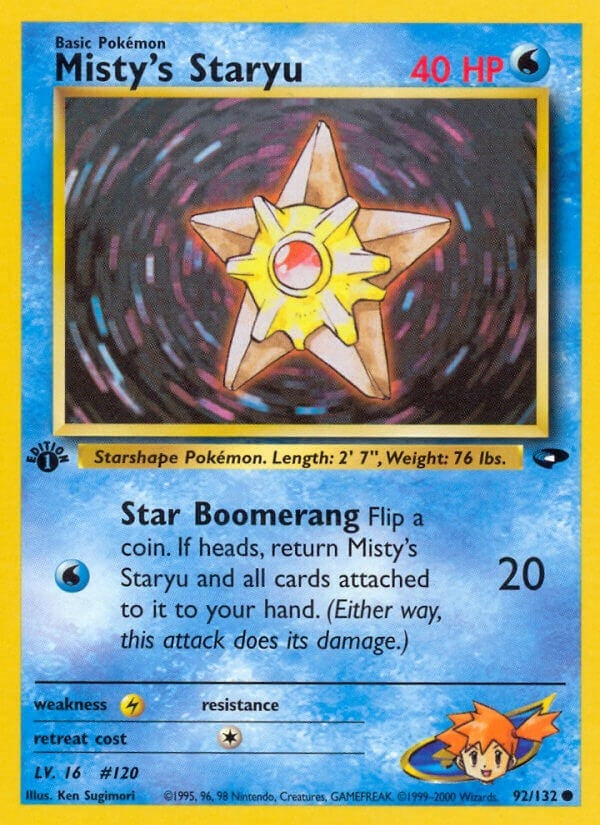 Image for Misty's Staryu (092/132) - Pokemon