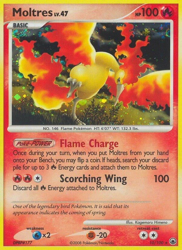 Image for Moltres (10/100) - Pokemon