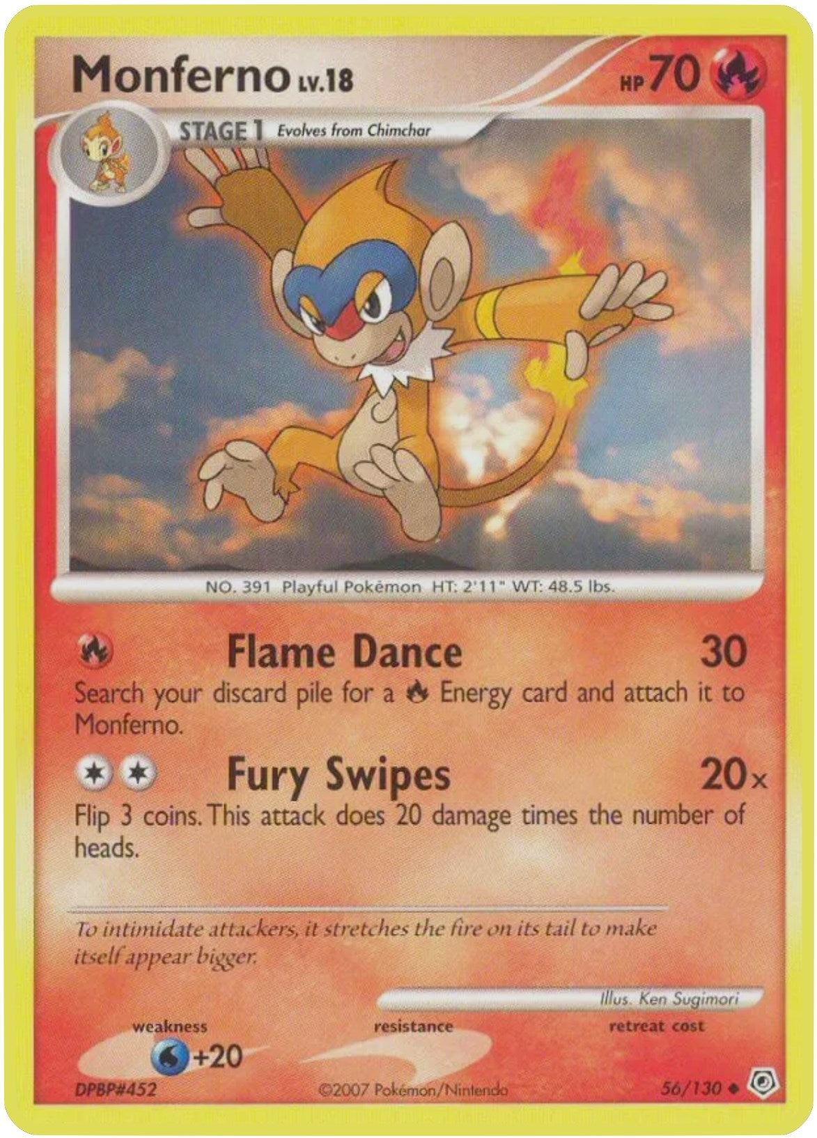 Image for Monferno (56/130) - Pokemon