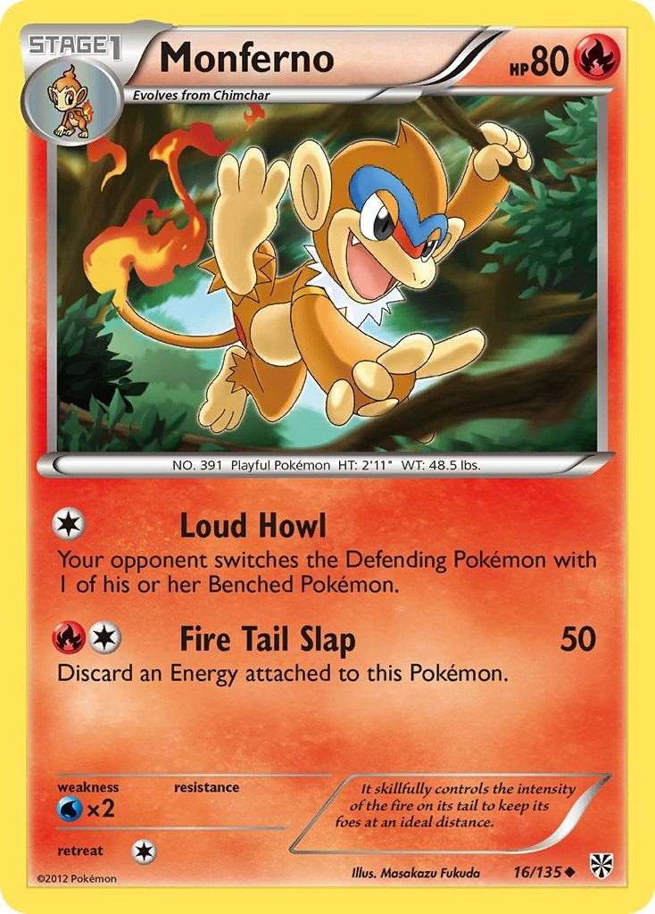 Image for Monferno (16/135) - Pokemon