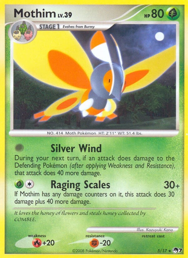 Image for Mothim (005/017) - Pokemon