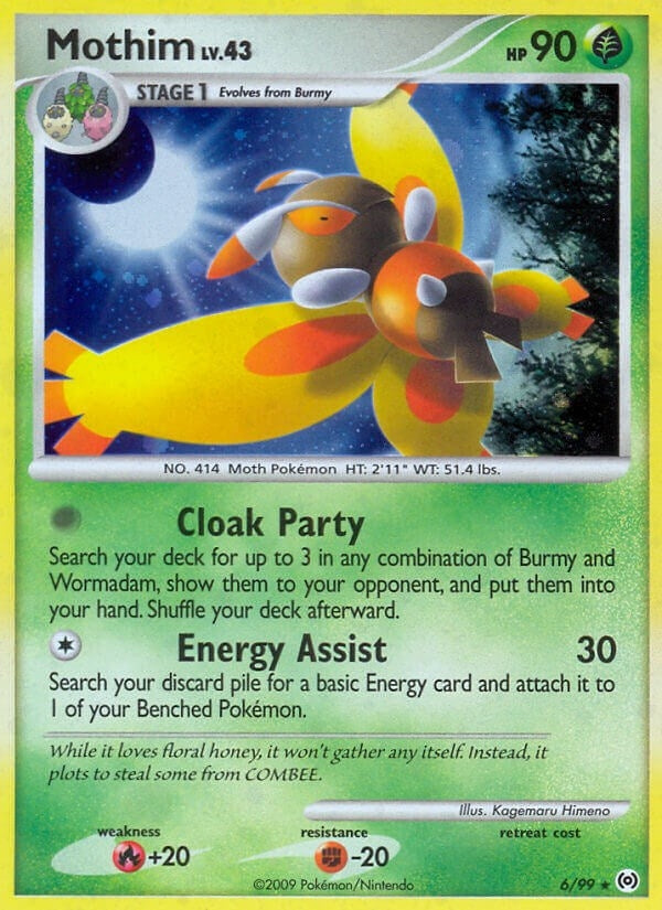 Image for Mothim (6/99) - Pokemon