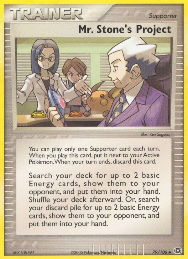 Image for Mr. Stone's Project (79/106) - Pokemon