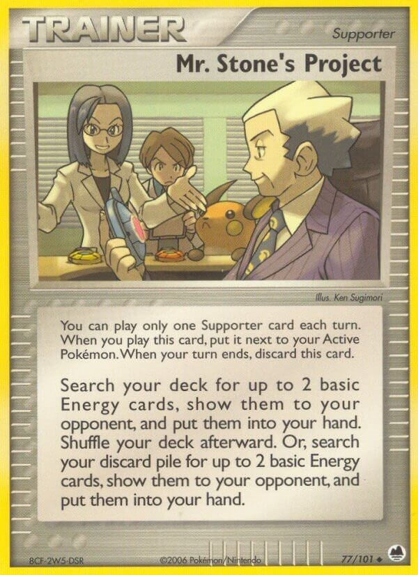 Image for Mr. Stone's Project (77/101) - Pokemon