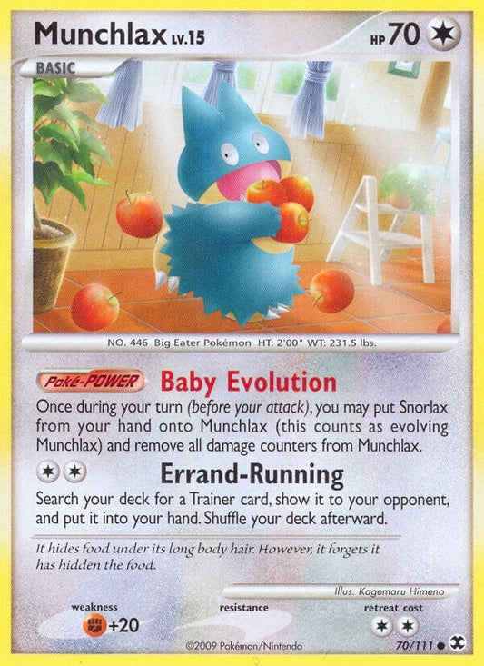 Image for Munchlax (70) (70/111) - Pokemon