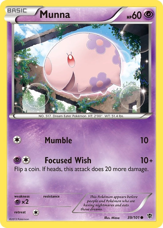 Image for Munna (39/101) - Pokemon