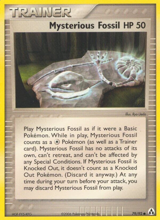 Image for Mysterious Fossil (79/92) - Pokemon