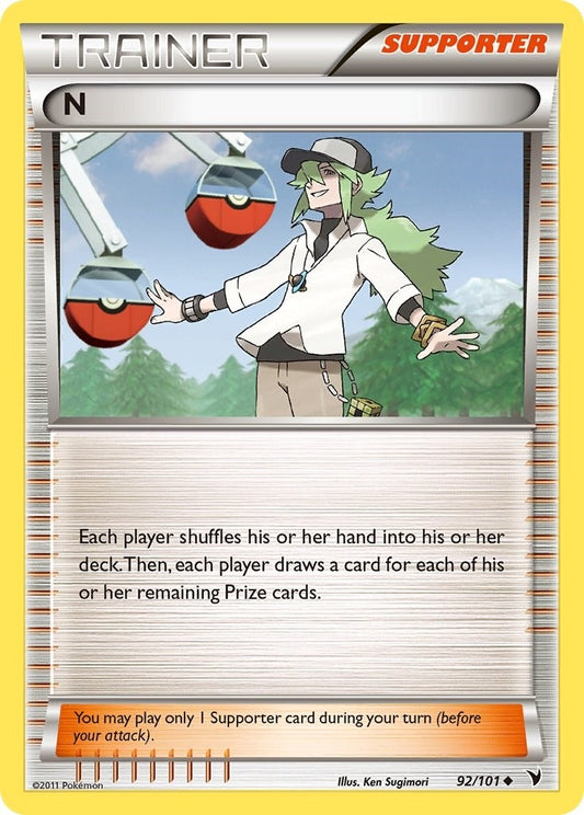 Image for N (Supporter) (92/101) - Pokemon