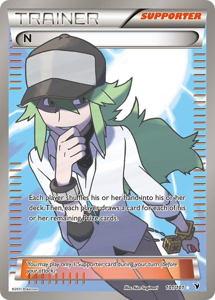 Image for N (Supporter) (Full Art) (101/101) - Pokemon
