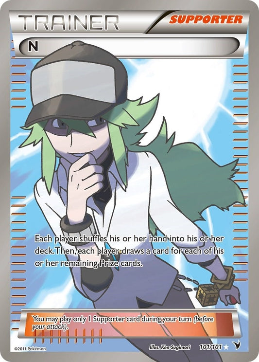 Image for N (Supporter) (Full Art) (101/101) - Pokemon
