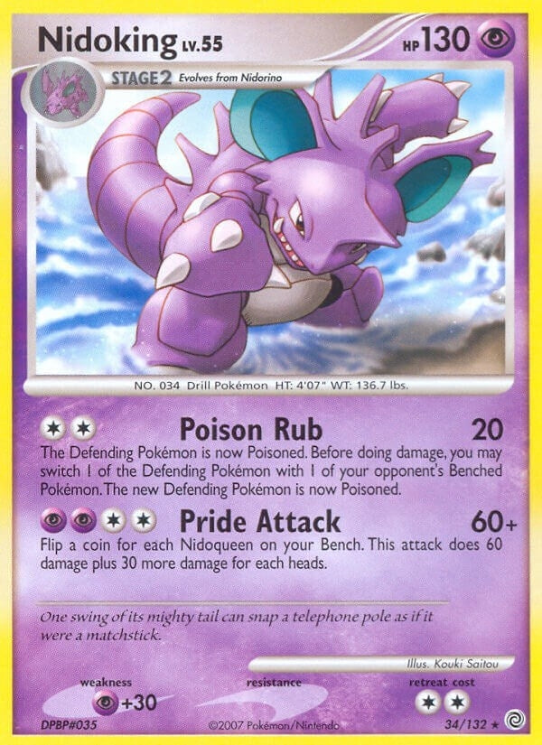 Image for Nidoking (34/132) - Pokemon