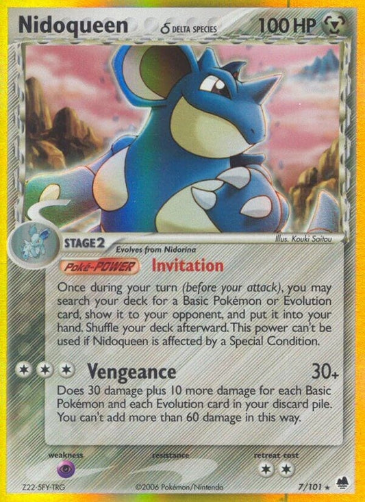 Image for Nidoqueen (Delta Species) (7/101) - Pokemon