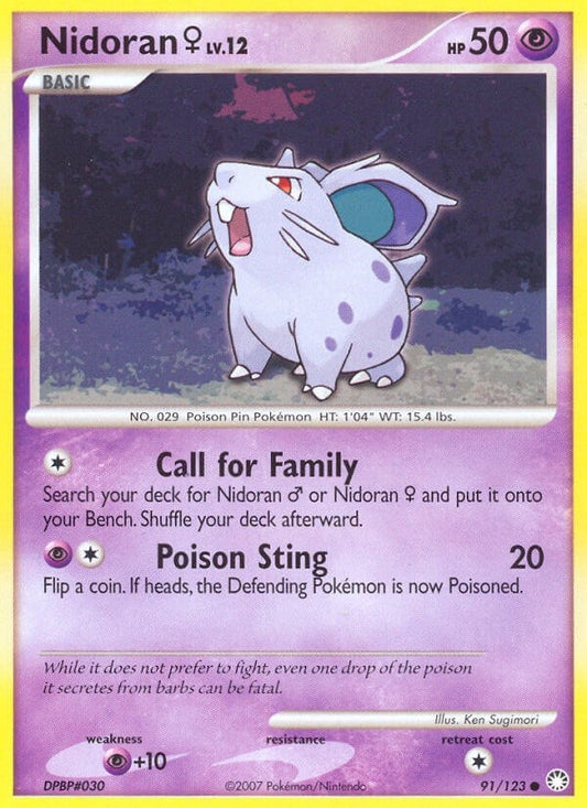 Image for Nidoran F (91/123) - Pokemon