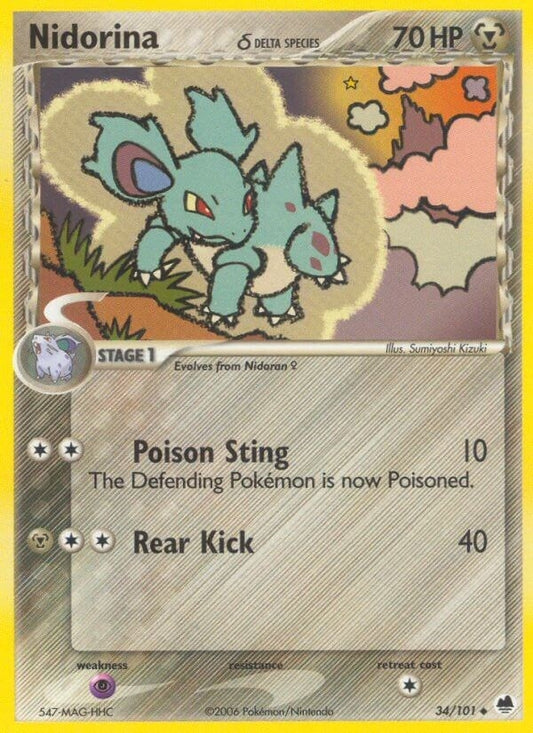Image for Nidorina (Delta Species) (34/101) - Pokemon