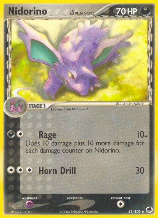 Image for Nidorino (Delta Species) (35/101) - Pokemon