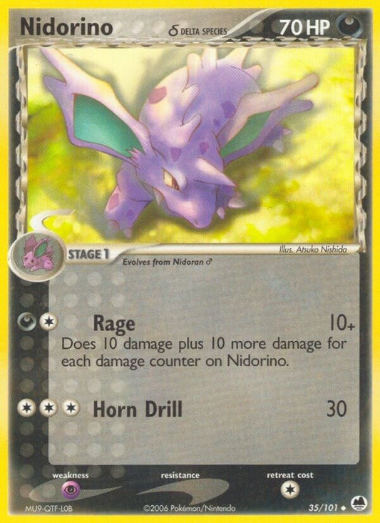 Image for Nidorino (Delta Species) (35/101) - Pokemon