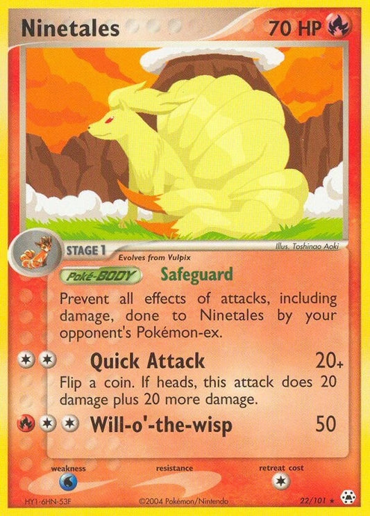 Image for Ninetales (22/101) - Pokemon