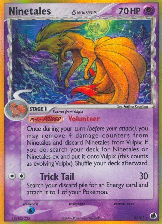 Image for Ninetales (Delta Species) (8/101) - Pokemon