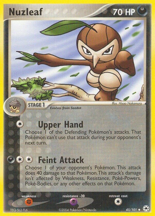 Image for Nuzleaf (45/101) - Pokemon