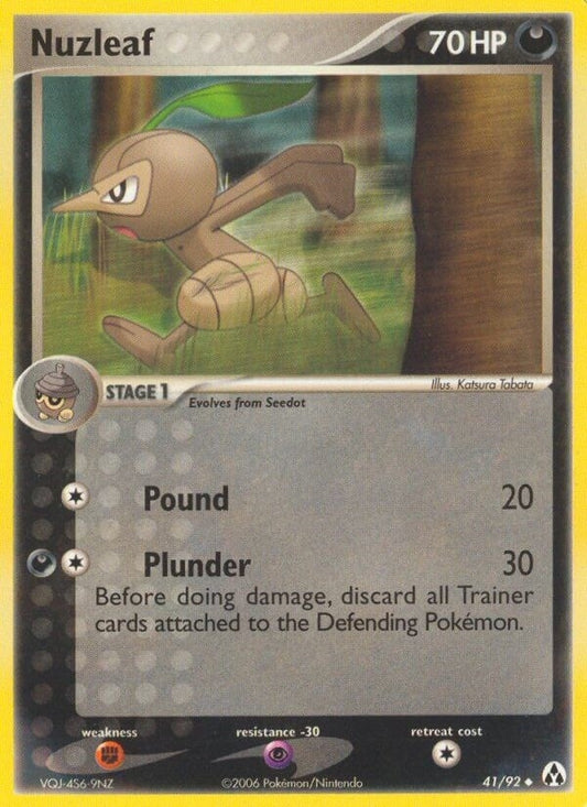 Image for Nuzleaf (41/92) - Pokemon