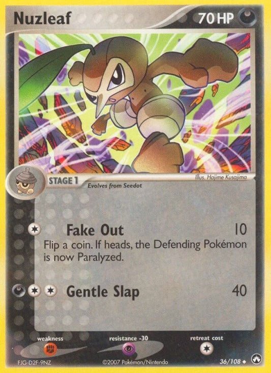 Image for Nuzleaf (36/108) - Pokemon