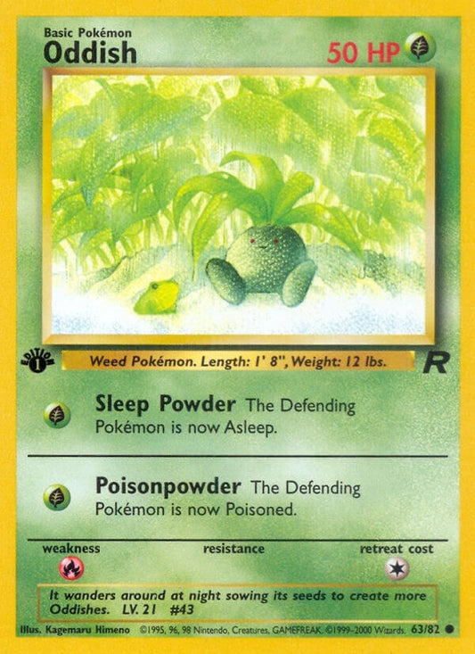 Image for Oddish (63/82) - Pokemon