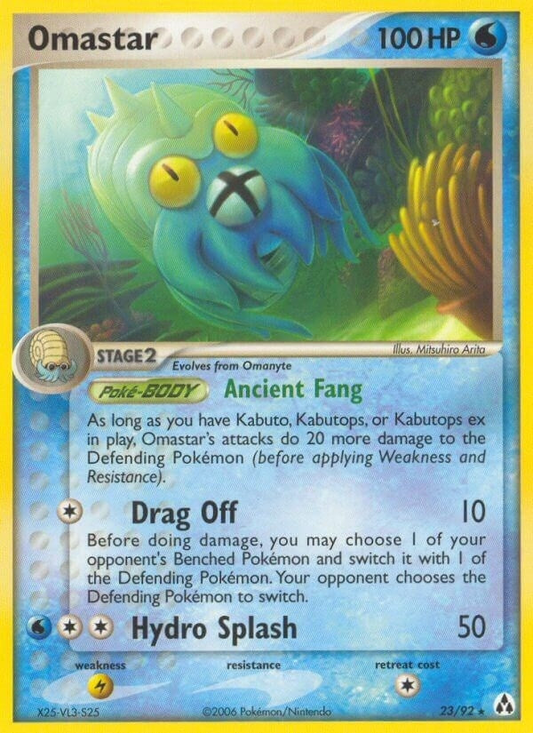 Image for Omastar (23/92) - Pokemon