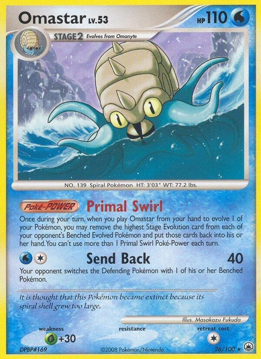 Image for Omastar (26/100) - Pokemon