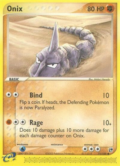 Image for Onix (71/100) - Pokemon