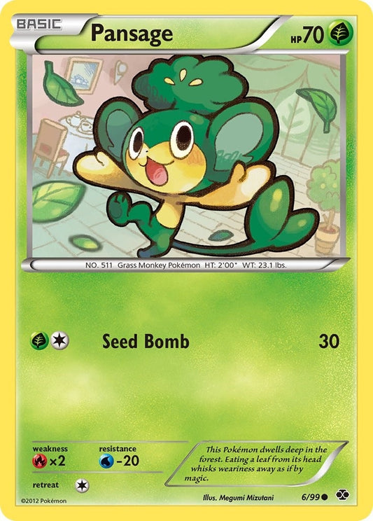 Image for Pansage (6/99) - Pokemon